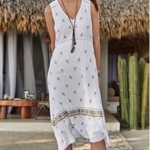 Sundance Marchline Embroidered Sleeveless Sundress Size 8